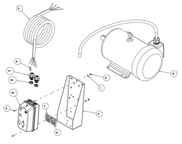 Section 20 Diagram and Parts List for MK-5010T 169331 MK Diamond Concrete Saw